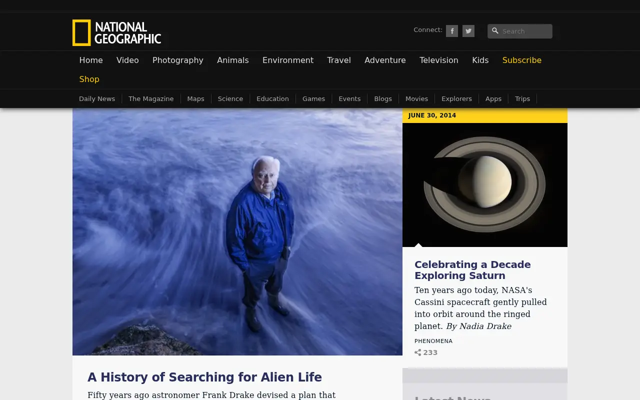 nationalgeographic.com in 2014