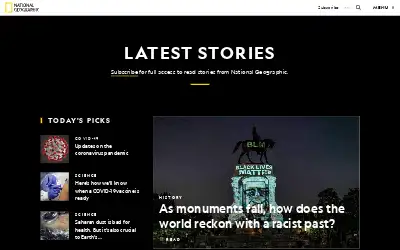 nationalgeographic.com in 2020