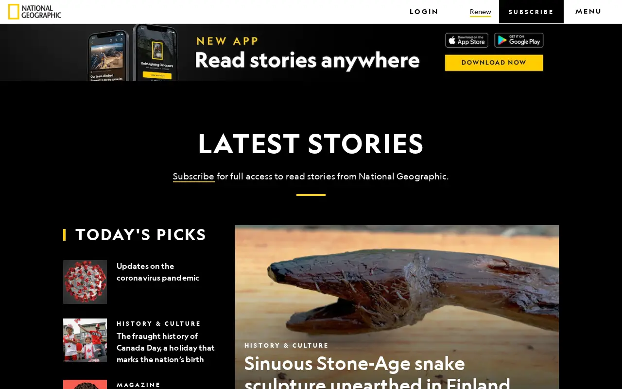 nationalgeographic.com in 2021