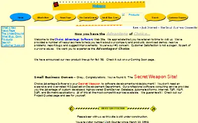 choiceadvantage.com in 1999