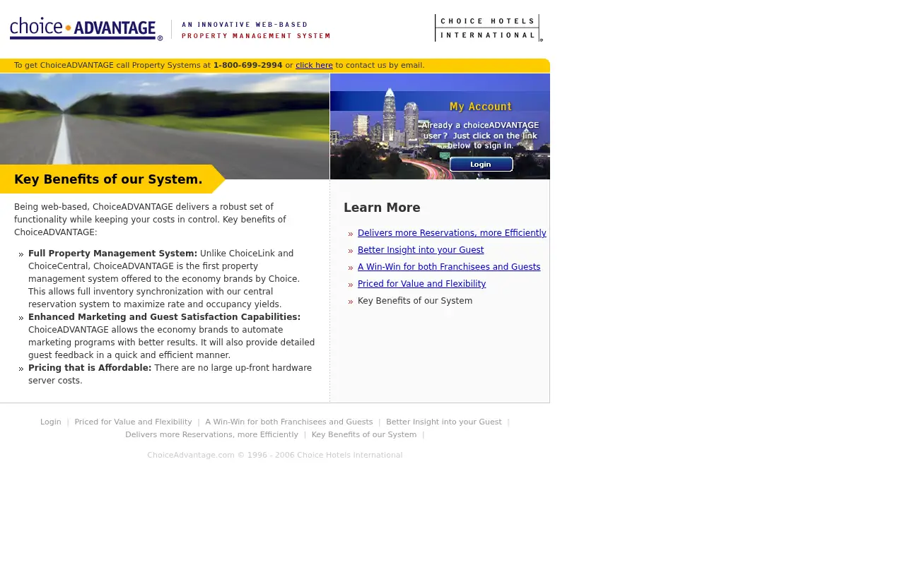 choiceadvantage.com in 2007