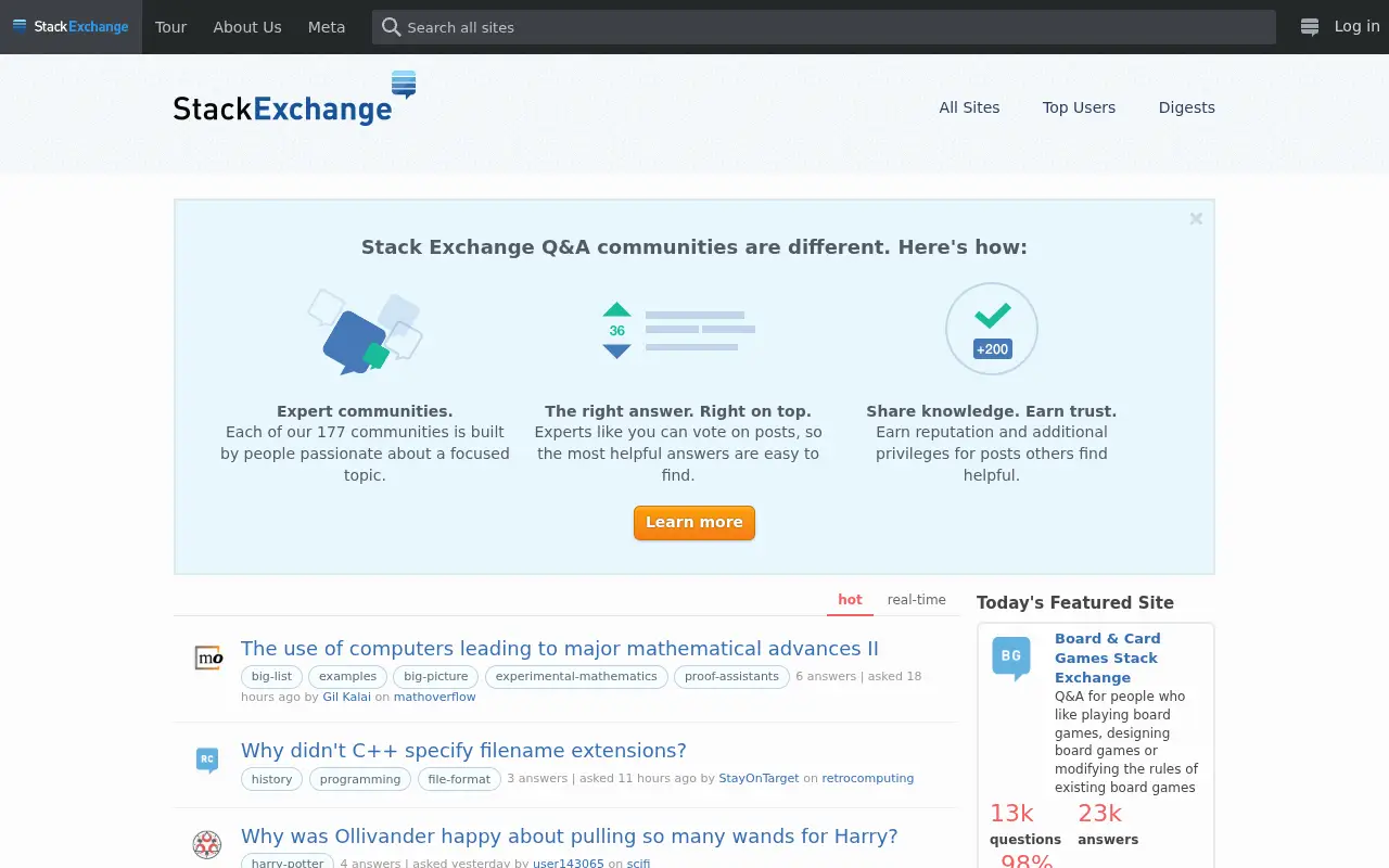stackexchange.com in 2021