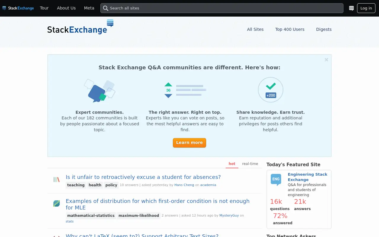 stackexchange.com in 2024