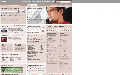 bbc.co.uk in 2003