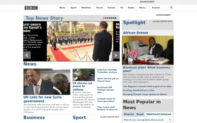 bbc.co.uk in 2012
