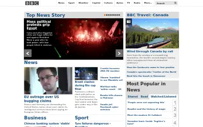 bbc.co.uk in 2013