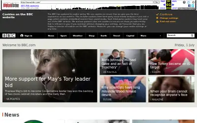 bbc.co.uk in 2016