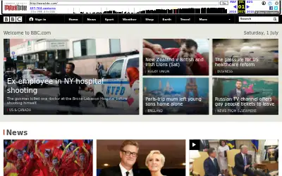 bbc.co.uk in 2017