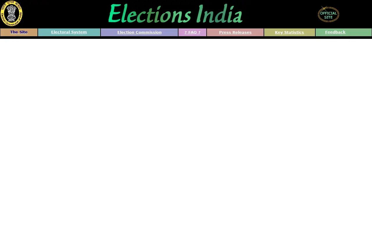eci.gov.in in 2001