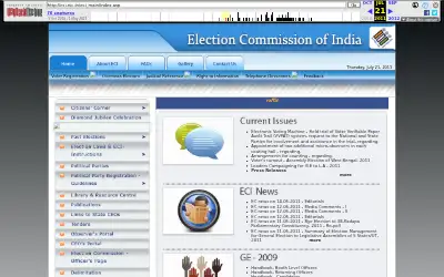 eci.gov.in in 2011