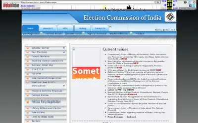 eci.gov.in in 2012