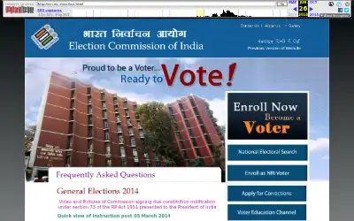 eci.gov.in in 2014