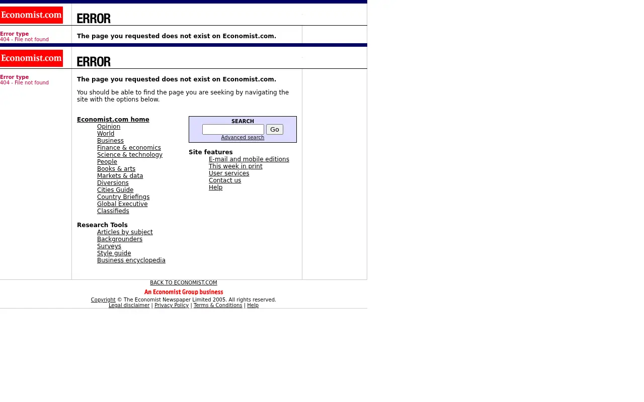 economist.com in 1999