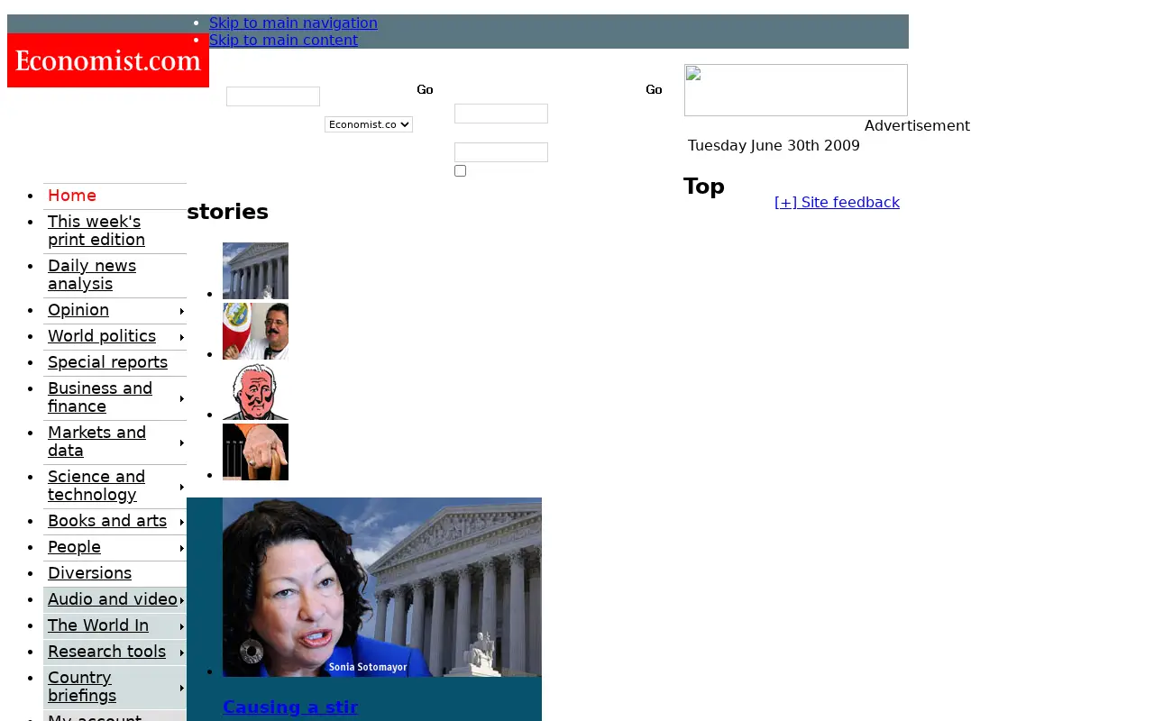 economist.com in 2009