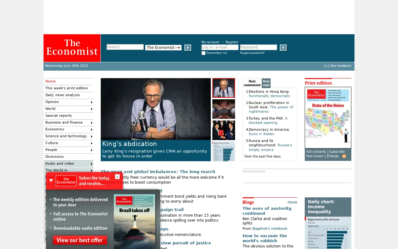 economist.com in 2010