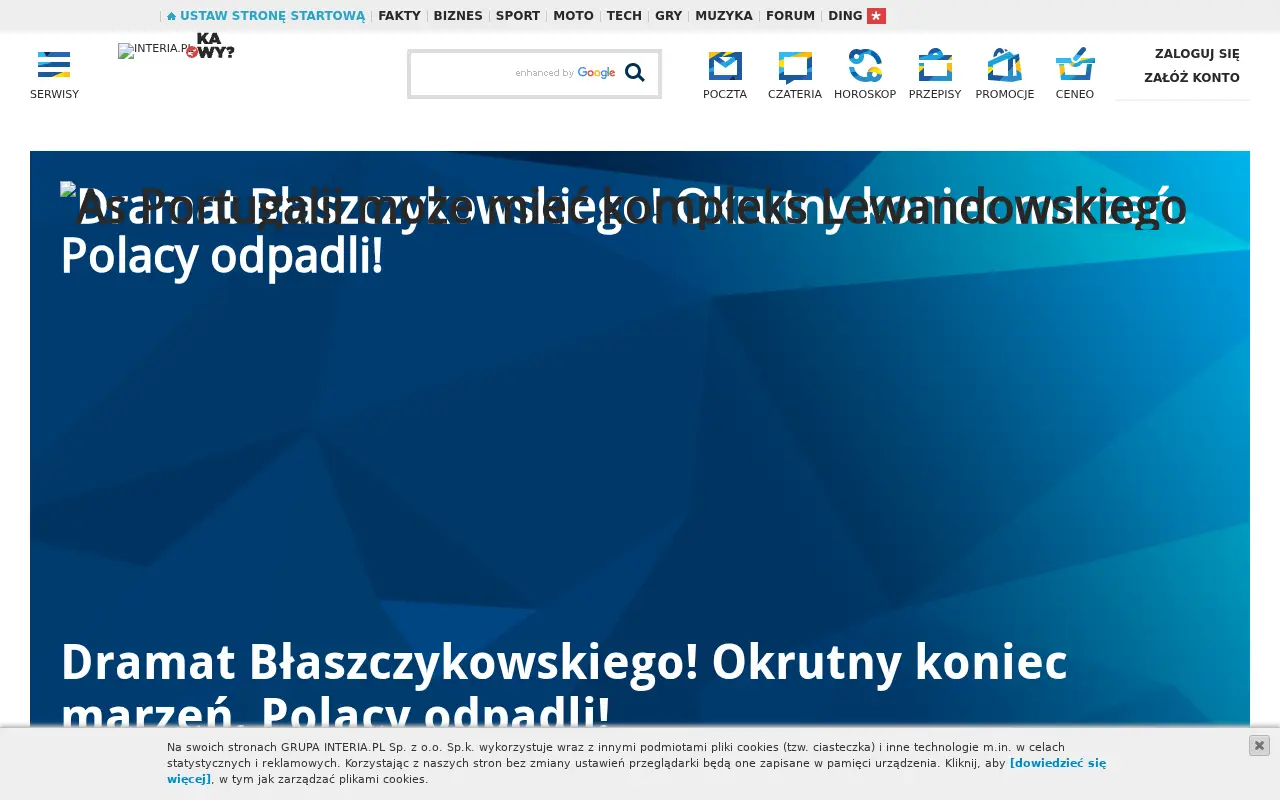 interia.pl on July 1, 2016