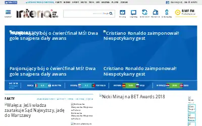 interia.pl in 2018