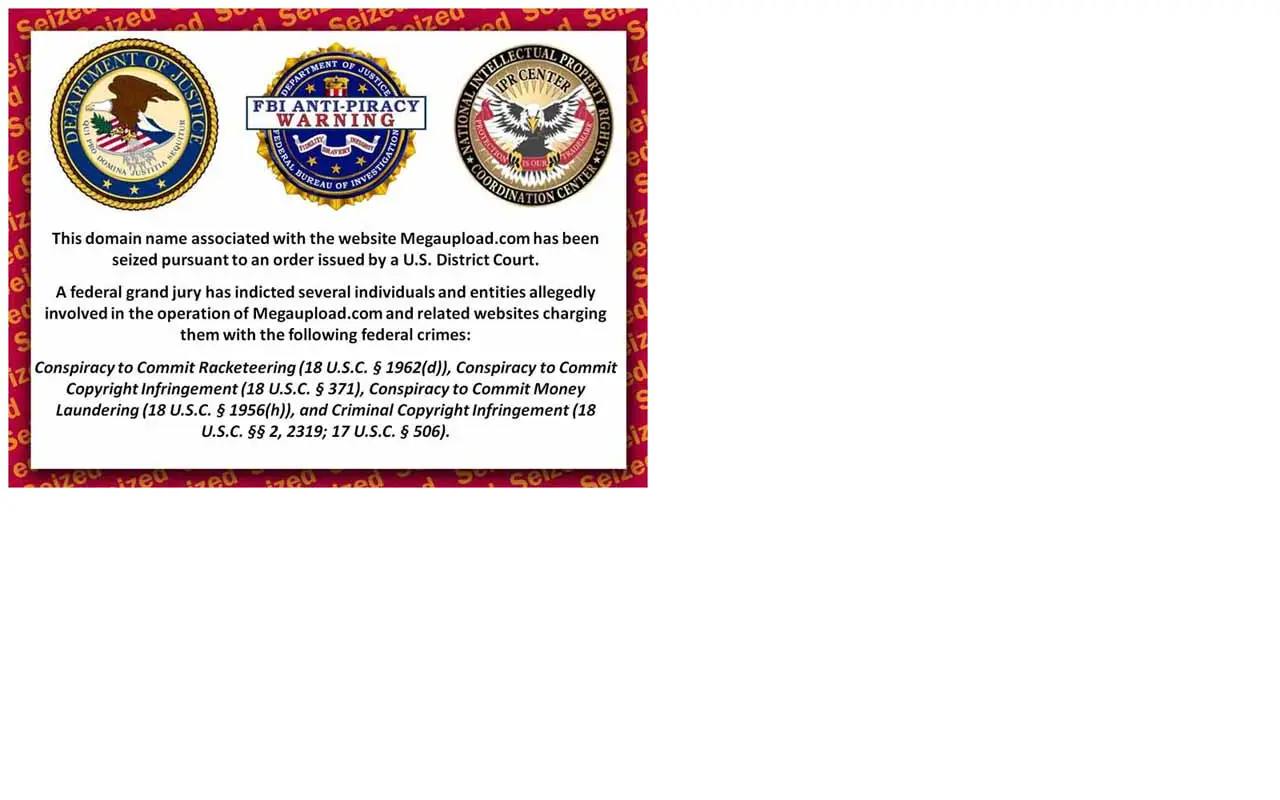 megaupload.com in 2012