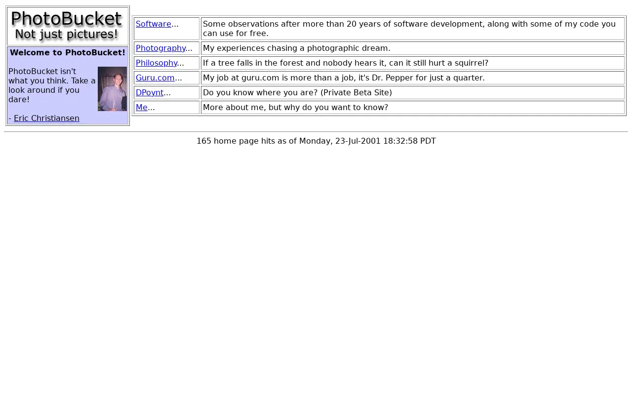 photobucket.com in 2001