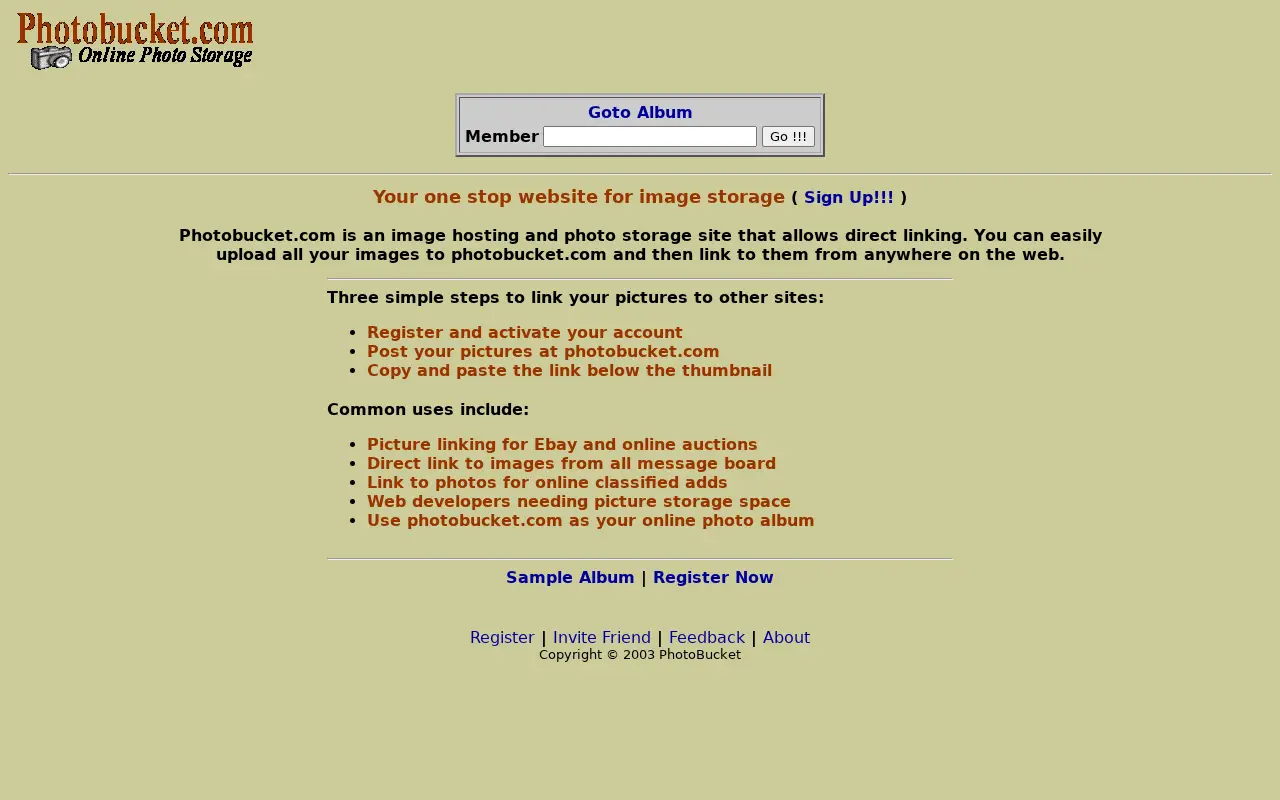 photobucket.com in 2003