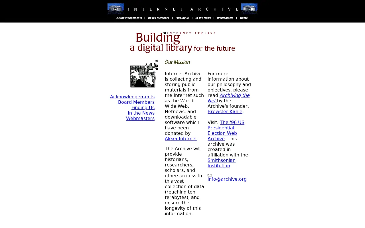 archive.org in 1997