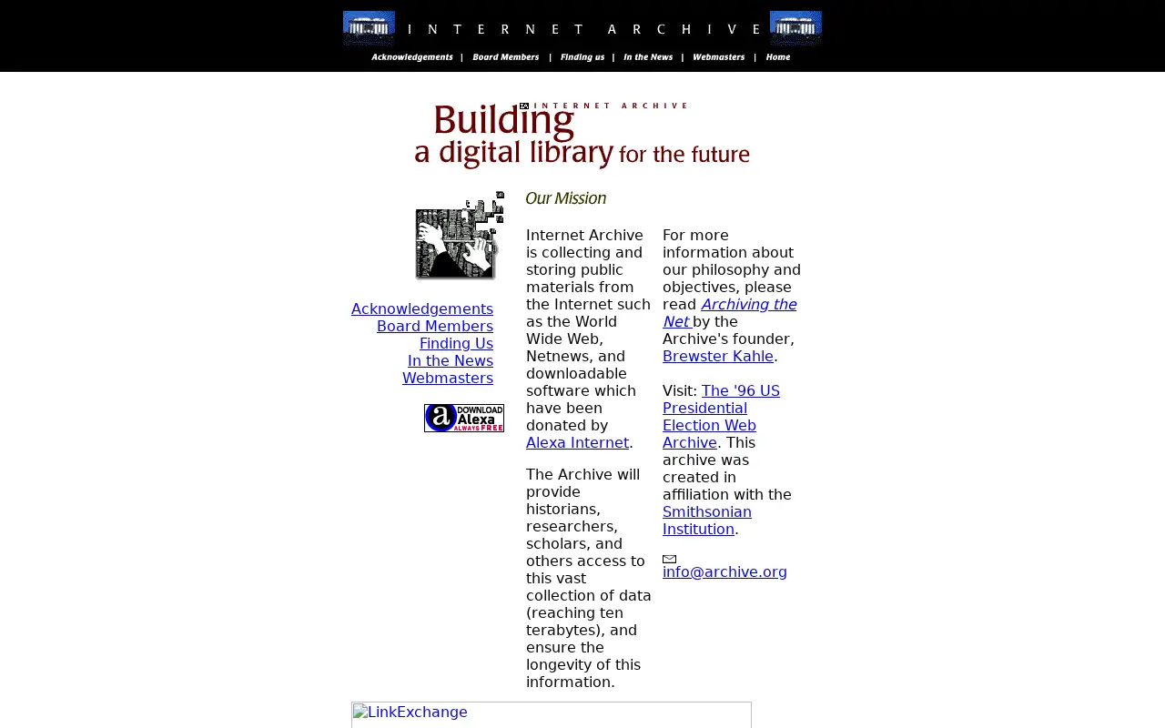 archive.org in 1998