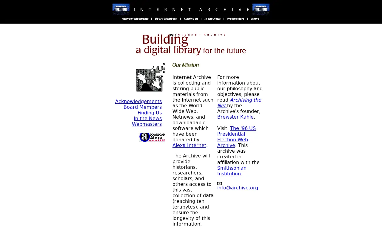 archive.org in 1999