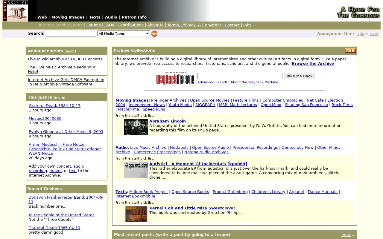 archive.org in 2004