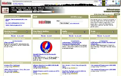 archive.org in 2009