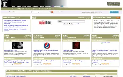 archive.org in 2013