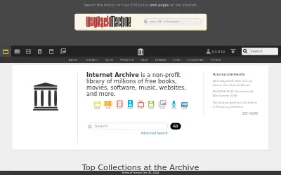 archive.org in 2018