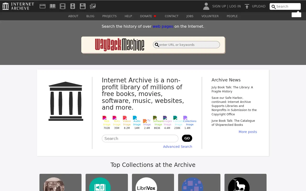 archive.org in 2022