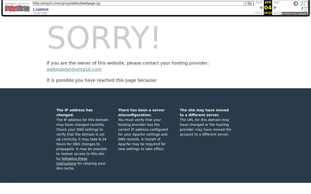 omg10.com in 2022