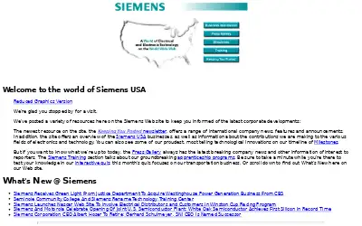 siemens.com in 1998