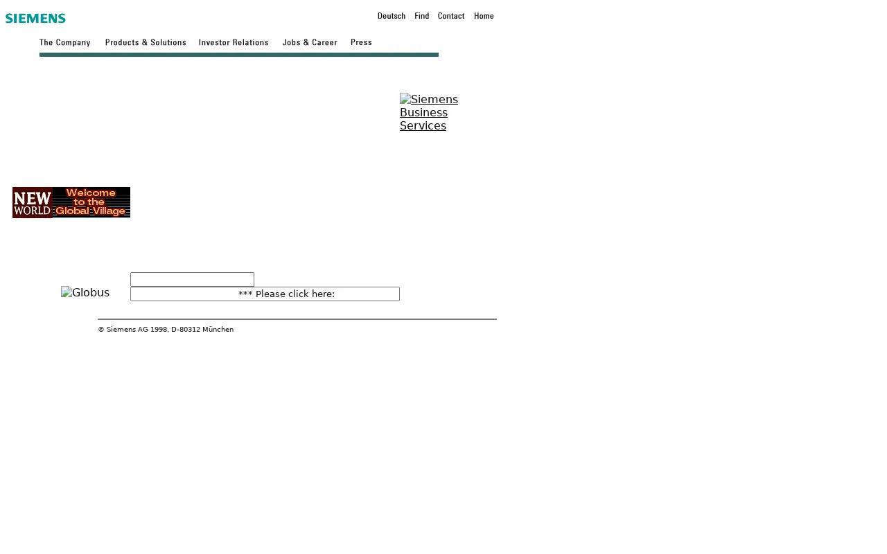 siemens.com in 1999