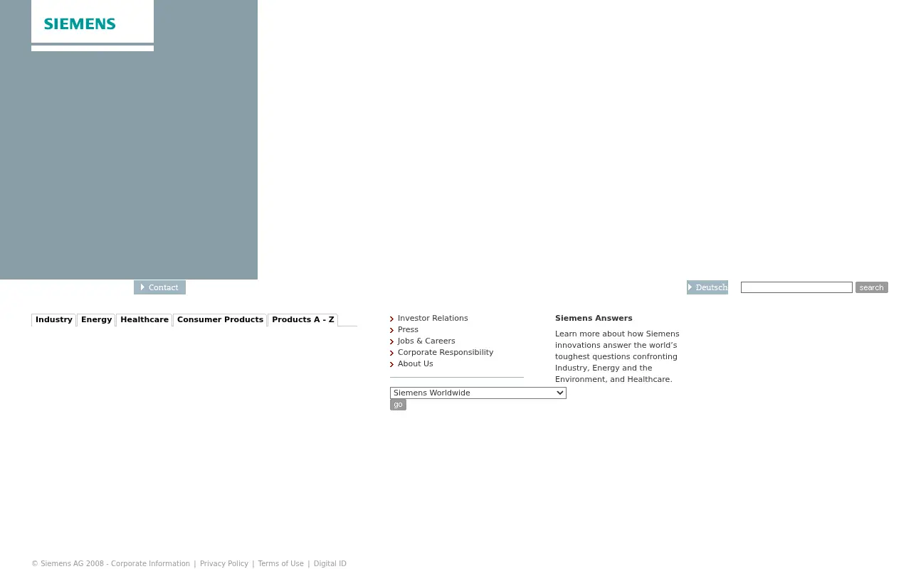 siemens.com in 2008
