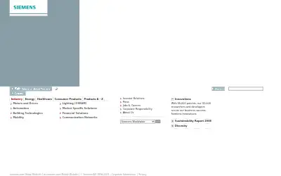 siemens.com in 2009
