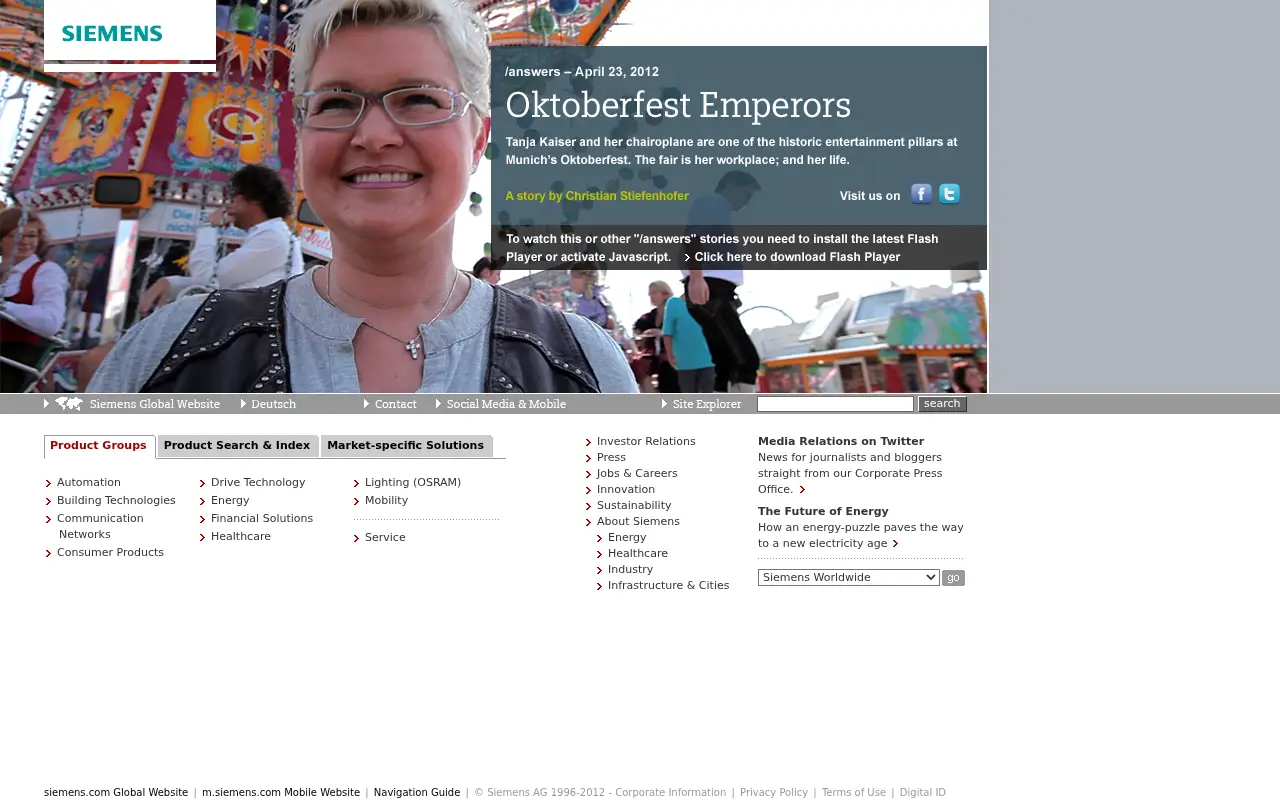 siemens.com in 2012