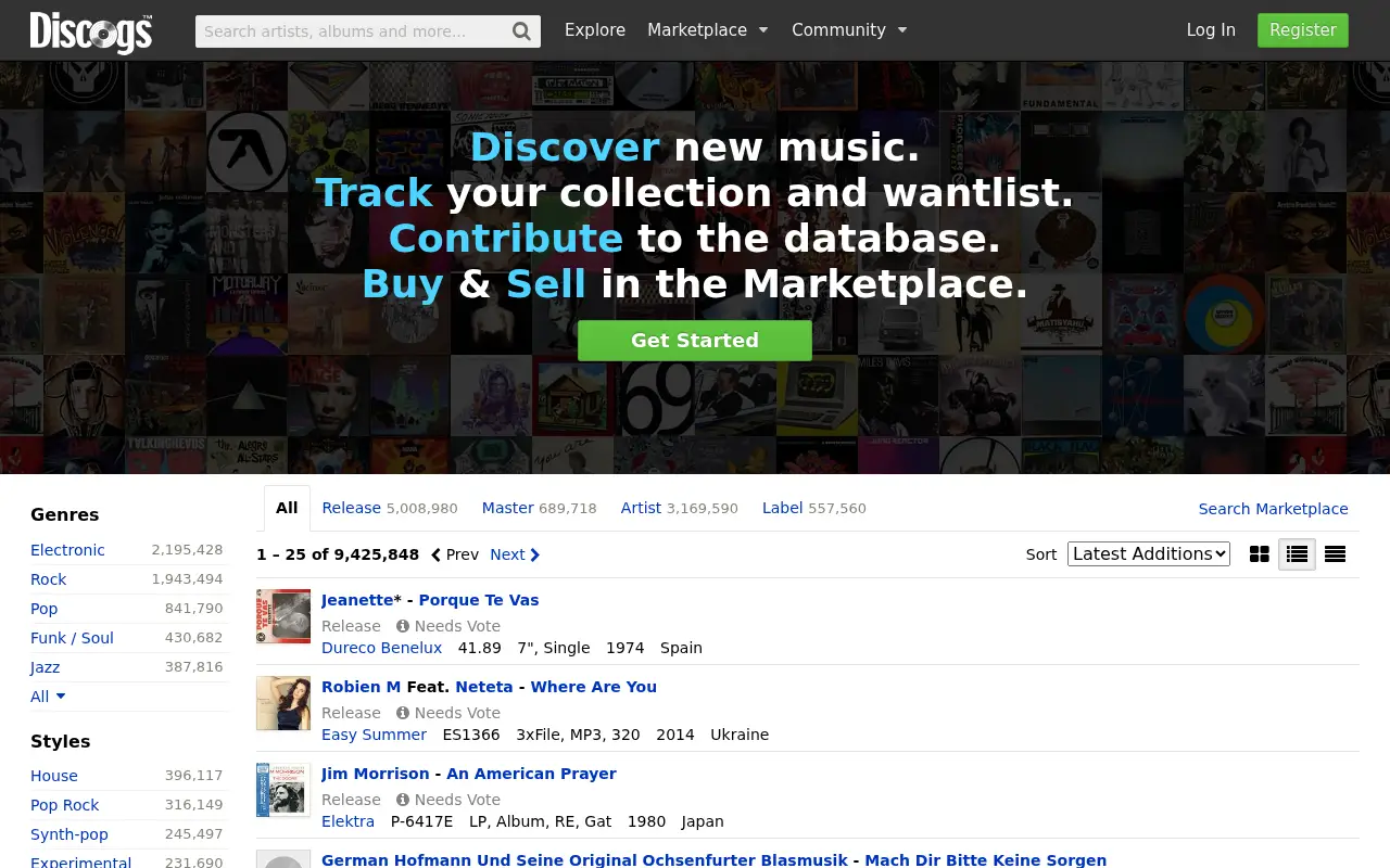 discogs.com in 2014
