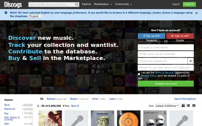 discogs.com in 2017