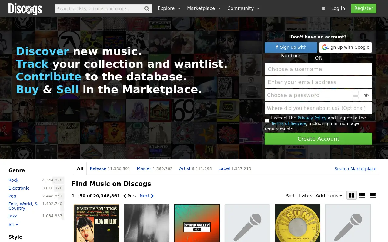 discogs.com in 2019