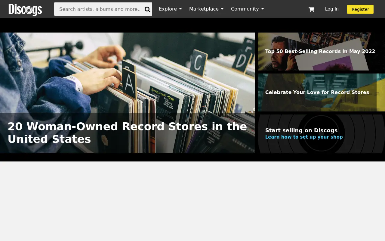 discogs.com in 2022