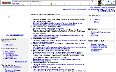 frontiersin.org in 2007