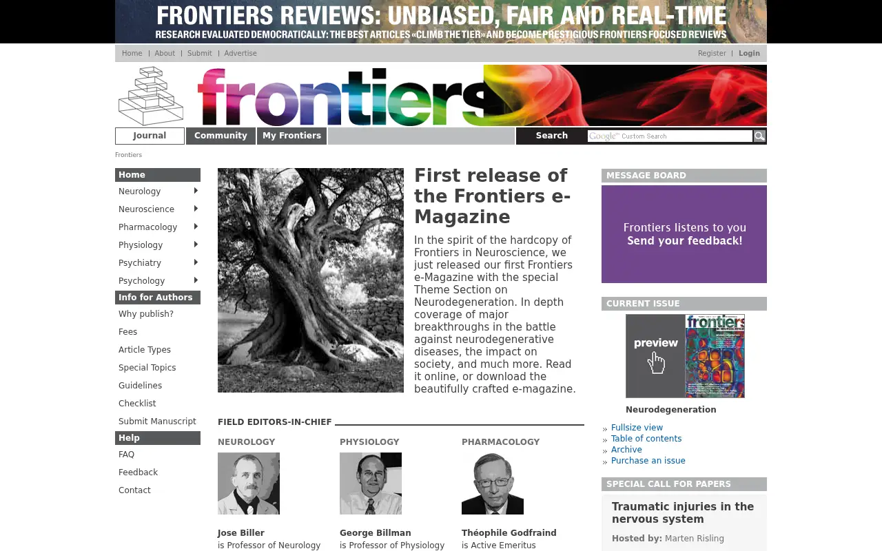frontiersin.org in 2010