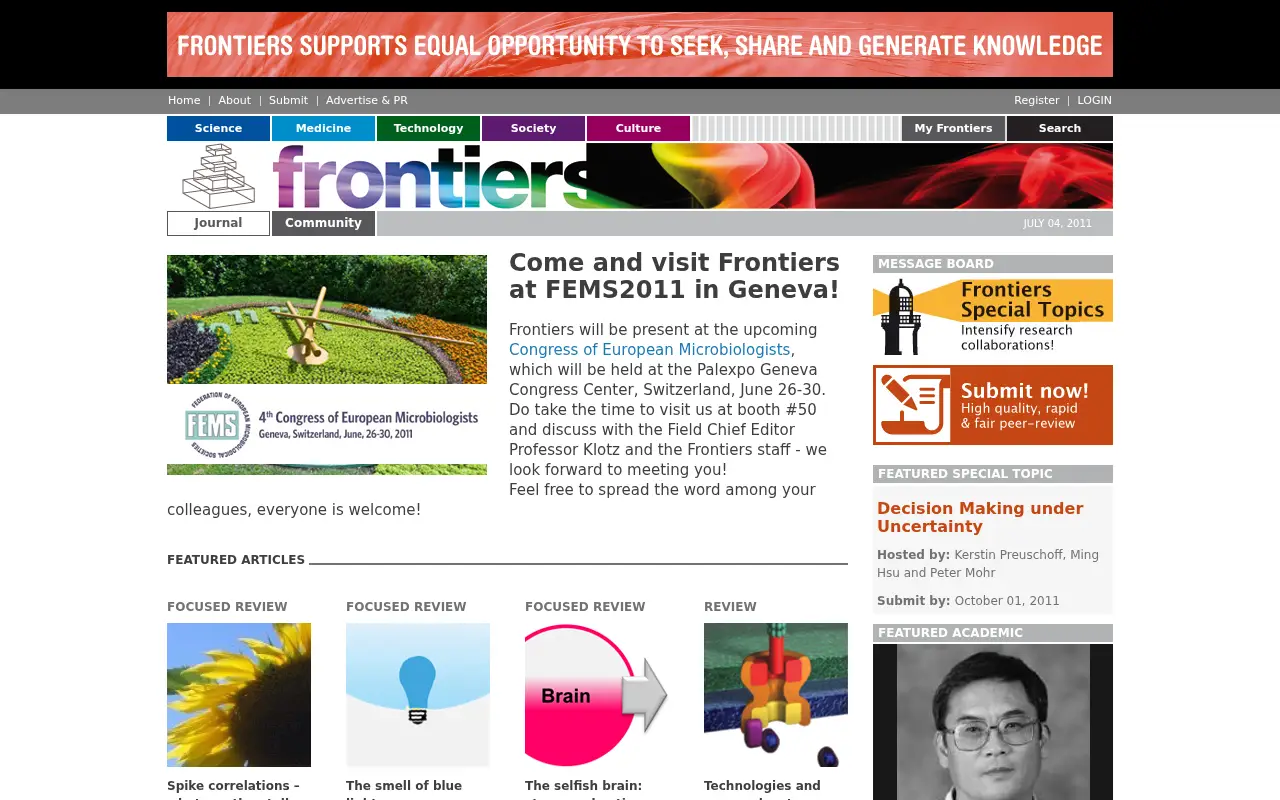 frontiersin.org in 2011