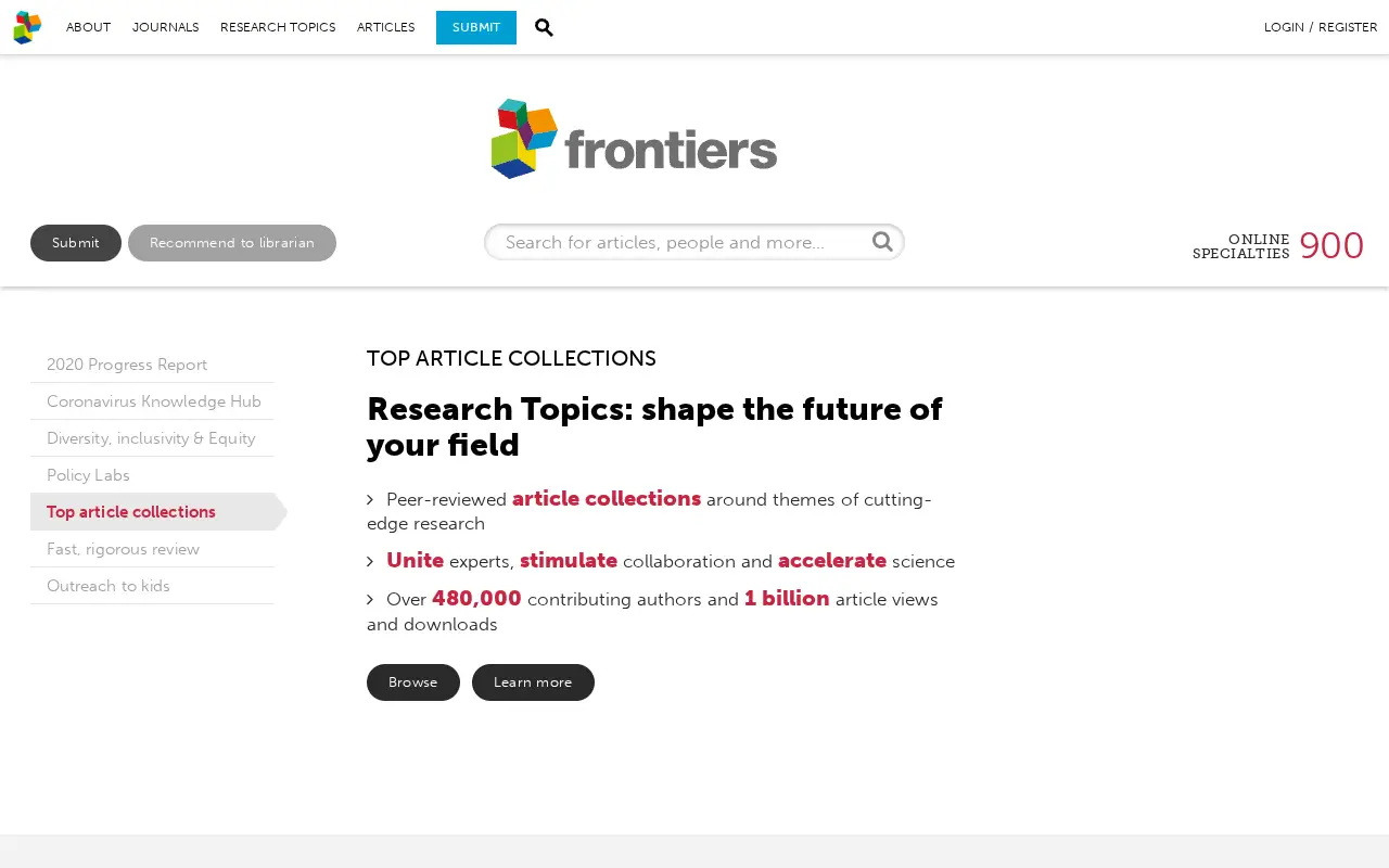 frontiersin.org in 2021