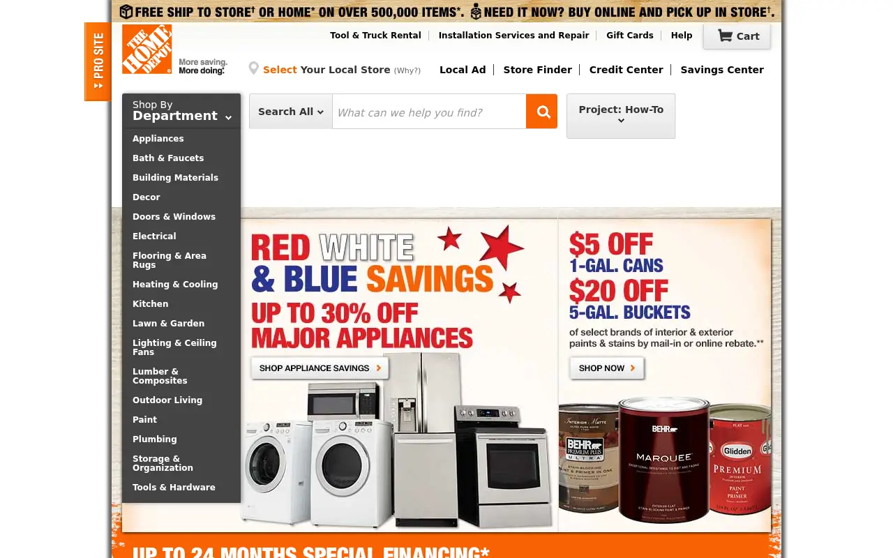 homedepot.com in 2014