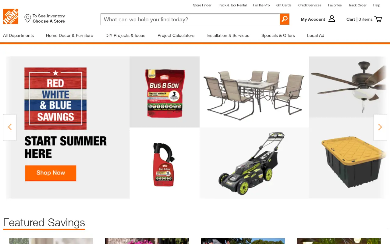 homedepot.com in 2020