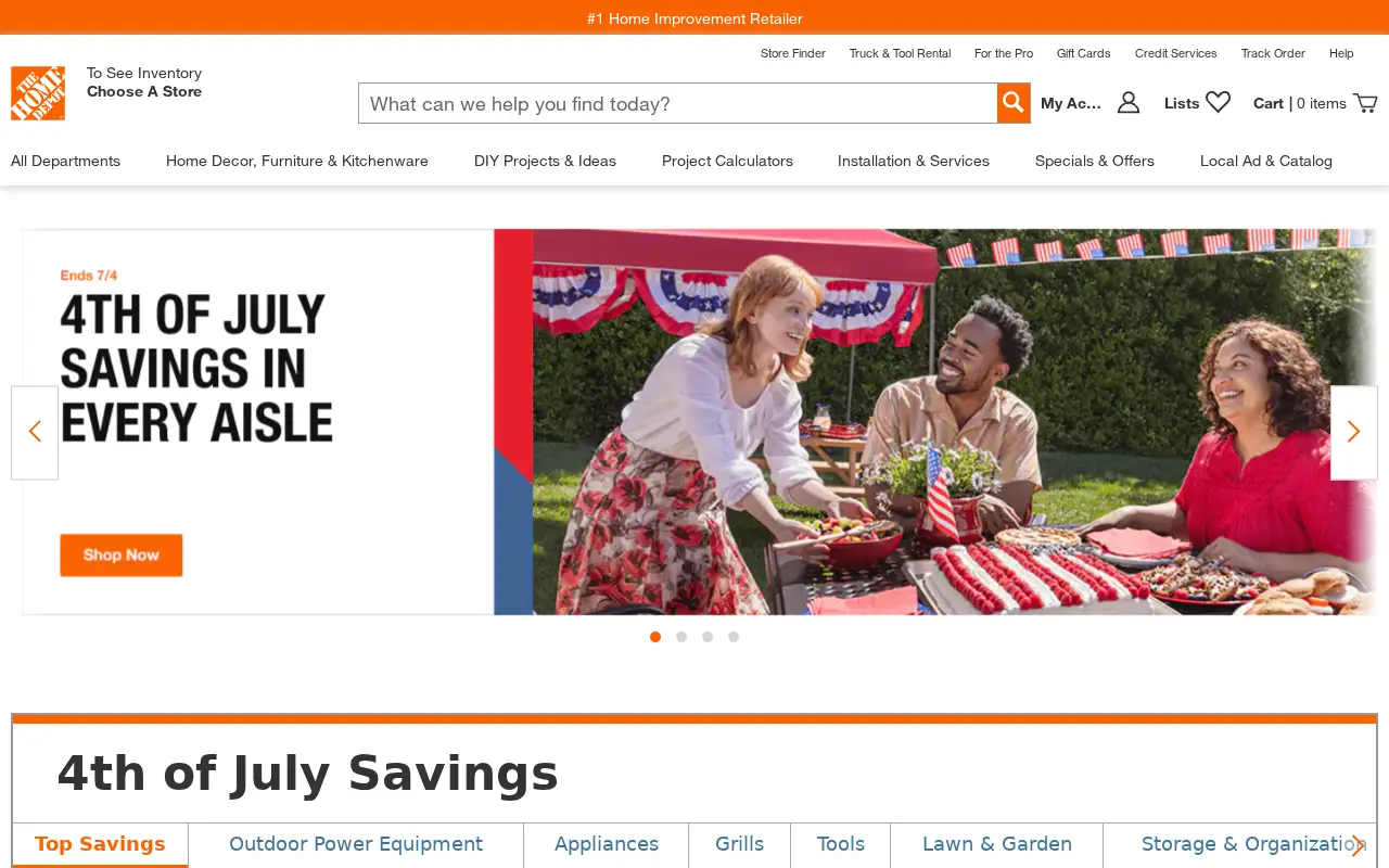 homedepot.com in 2022