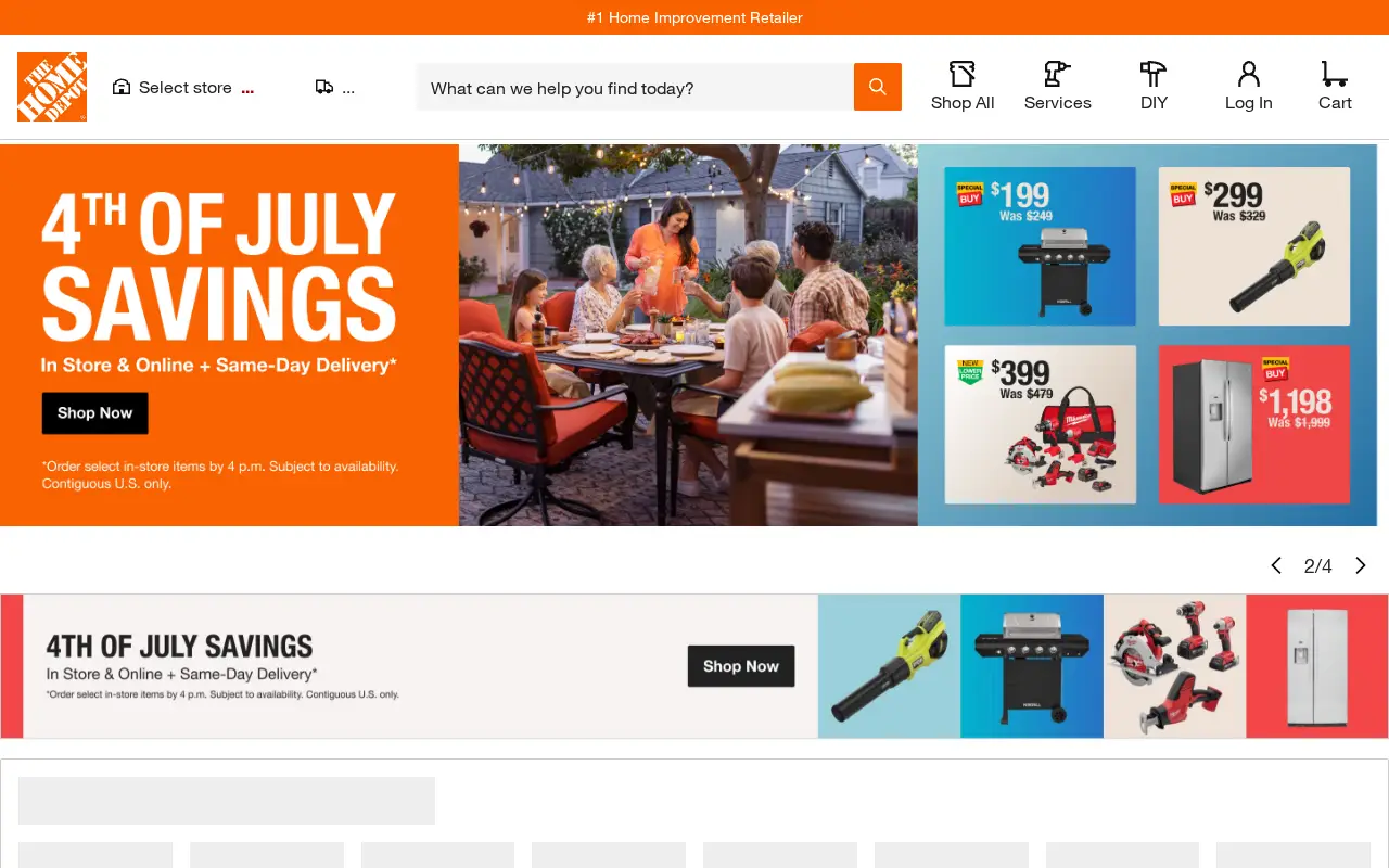 homedepot.com in 2024